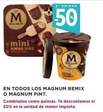 Hipercor En Todos Los Magnum Remix O Magnum Pint oferta