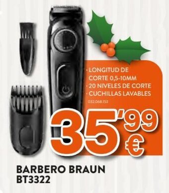 Expert Barbero Braun BT3322 oferta