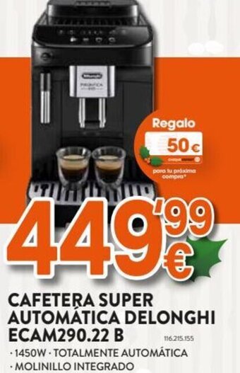 Expert Cafetera Super Automática Delonghi ECAM290.22 B oferta