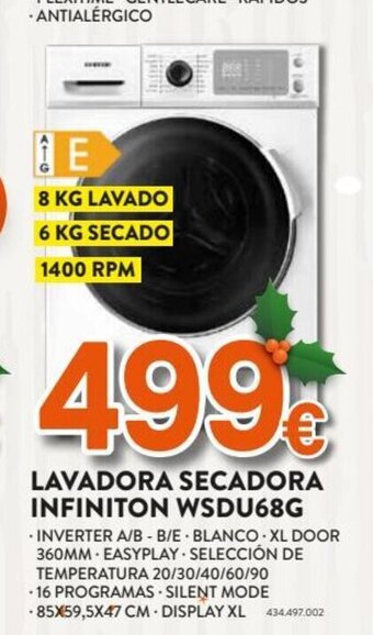 Expert lavadora Secadora Infiniton WSDU68G oferta