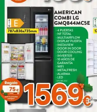 Expert American Combi LG GMQ844MC5E oferta