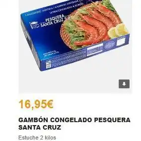 Gadis Gambón congelado pesquera oferta