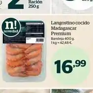 La Sirena Langostino cocido madagascar oferta