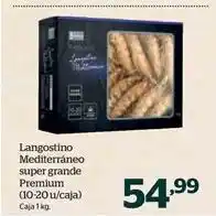 La Sirena Langostino mediterráneo super grande premium 10-20 unidades/caja oferta