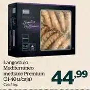 La Sirena Langostino mediterráneo mediano premium 31-40 unidades/caja oferta