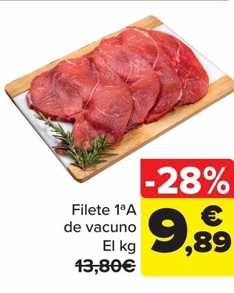 Carrefour Filete 1ªa de vacuno oferta