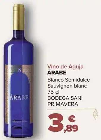 Carrefour Vino de aguja árabe blanco semidulce oferta