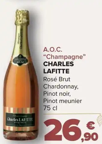 Carrefour A.o.c. "champagne" charles lafitte rosé brut oferta
