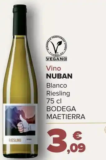 Carrefour Vino nuban blanco oferta