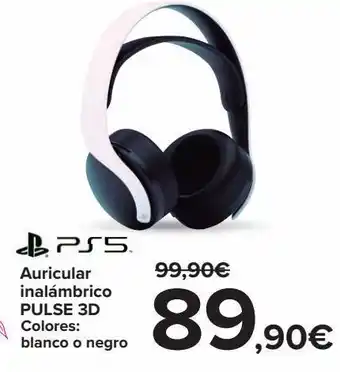 Carrefour Auriculares inalámbrico pulse 3d ps5 oferta