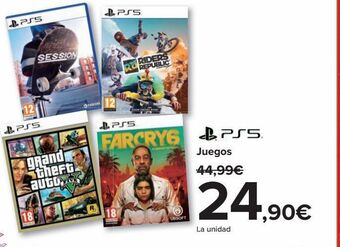 Carrefour Juegos ps5 oferta