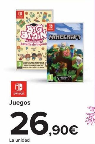Carrefour Juegos nintendo switch oferta