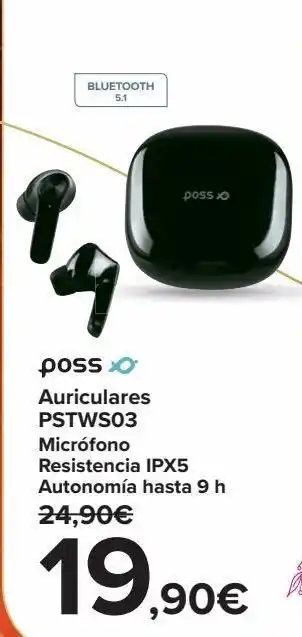 Carrefour Auriculares pstws03 poss oferta