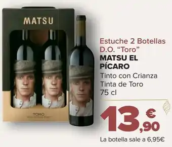 Carrefour Estuche 2 botellas d.o."toro matsu el pícaro tinto oferta