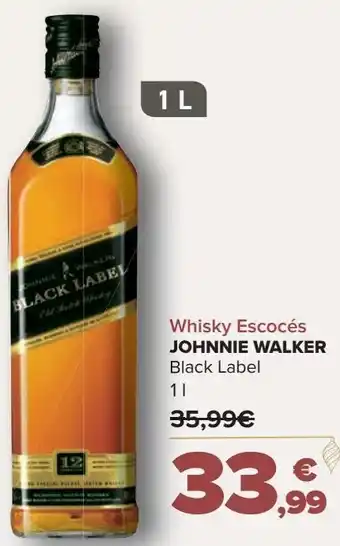 Carrefour Whisky escocés johnnie walker oferta