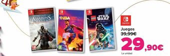 Carrefour Juegos nintendo switch oferta