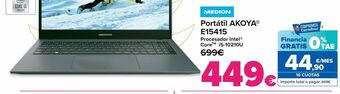Carrefour Portátil akoya e15415 medion oferta