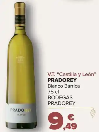 Carrefour Vb.t. "castilla y león" pradorey blanco barrica oferta
