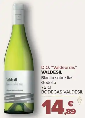 Carrefour D.o. "valdeorras" valdesil blanco oferta