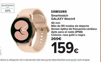 Carrefour Smartwatch galaxy watch4 samsung oferta