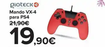Carrefour Mando vx-4 para ps4 gioteck oferta