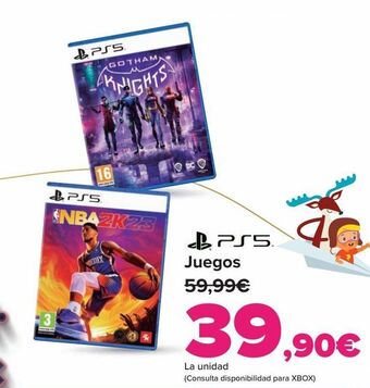 Carrefour Juegos ps5 oferta