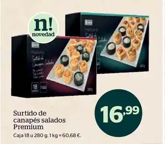 La Sirena Canapés premium oferta