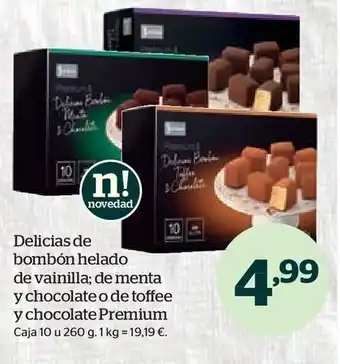 La Sirena Bombón helado premium oferta