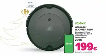 Carrefour Aspirador rooba r697 oferta