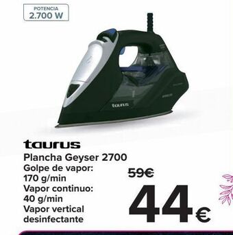 Carrefour Plancha geyser 2700 taurus oferta