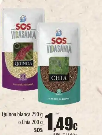 Spar Tenerife Quinoa blanca o chia sos oferta