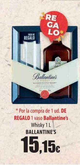 Spar Tenerife Whisky ballantine's oferta