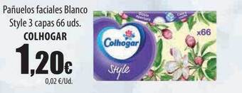 Spar Tenerife Pañuelos faciales blanco style 3 capas colhogar oferta