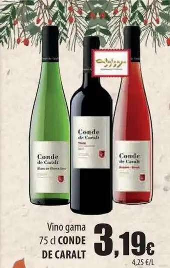 Spar Tenerife Vino gama conde de caralt oferta