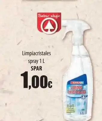 Spar Tenerife Limpiacristales spray spar oferta