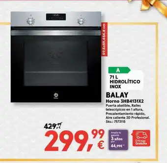 Worten Balay horno 3hb4131x2 oferta