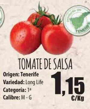 Spar Tenerife Tomate de salsa oferta