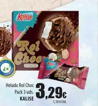 Spar Tenerife Helado rol choc kalise oferta