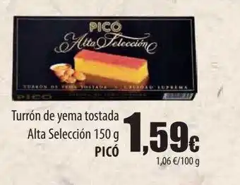 Turrón de yema tostada alta selección picó