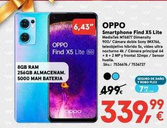 Worten Oppo smartphone find x5 lite oferta