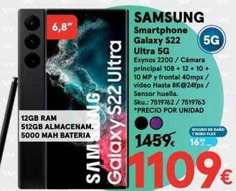 Worten Samsung smartphone galaxy s22 ultra 5g oferta