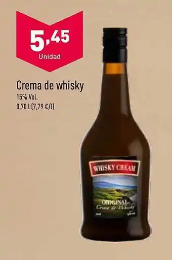 ALDI Crema de whisky oferta