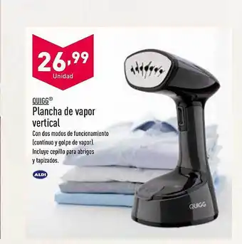 ALDI Quigg plancha de vapor vertical oferta