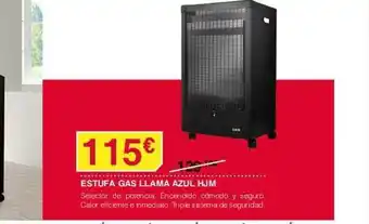 Chafiras Estufa a gas llama azul hjm oferta