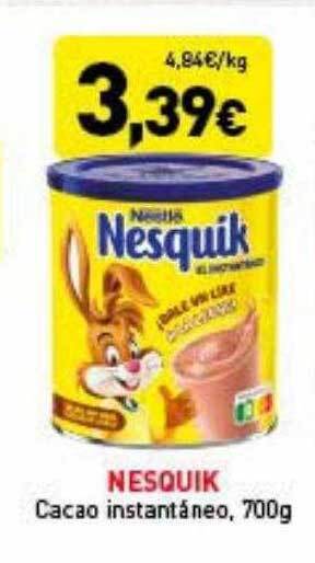 Hiperber Nesquik cacao instantáneo oferta
