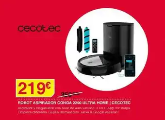 Chafiras Robot aspirador conga 2290 ultra home cecotec oferta