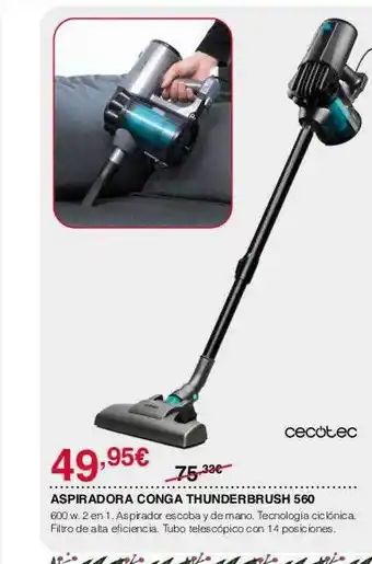 Aspiradora conga thunderbrush 560