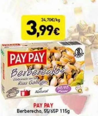 Hiperber Pay pay berberecho 55-65p oferta