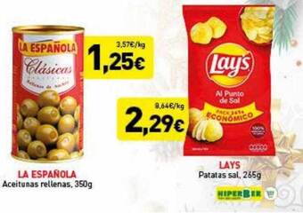 Hiperber La española aceitunas rellenas oferta