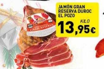 Hiperber Jamón gran reserva duroc el pozo oferta